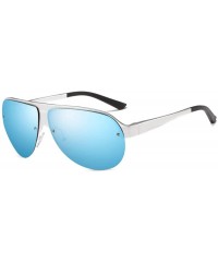 Aviator Aluminum Magnesium Sunglasses Large Frame Sports Glasses Outdoor Polarizer for Men - D - C218QQ2D9AL $34.56