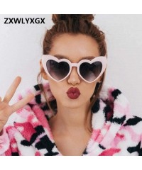 Cat Eye 2019 New Fashion Love Heart Sunglasses Women Cute Sexy Retro Cat Eye Vintage C1 - C6 - CM196R0OUQK $9.15