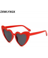 Cat Eye 2019 New Fashion Love Heart Sunglasses Women Cute Sexy Retro Cat Eye Vintage C1 - C6 - CM196R0OUQK $9.15