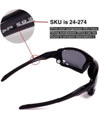 Sport Vented Replacement Lenses Jawbone Sunglasses - 22 Options - Brown - Polarized - C611DJVGIQ9 $18.79