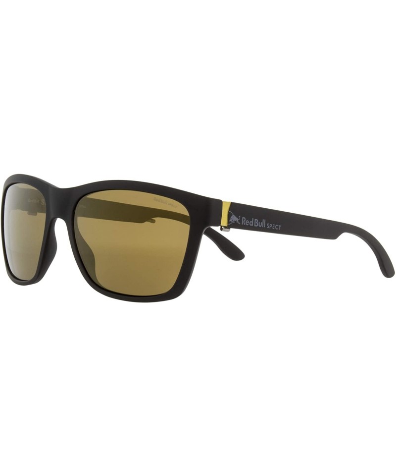 Rectangular Wing 2 Polarized Sunglasses - Wing2-005pn Matt Black/Gold With Gold Mirror - C718UEO545U $61.88