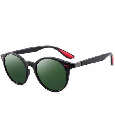 Round Polarizing Sunglasses Round Sunglasses Polarizing Men Drivers Driving Sunglasses - Blackish Green - C318YRET2ZY $52.06
