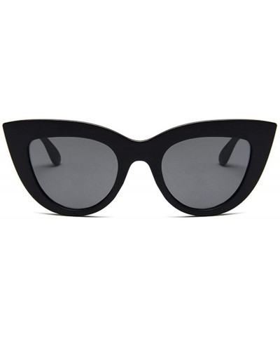 Cat Eye New Retro Fashion Sunglasses Women Brand Designer Vintage Cat Eye Black Sun Glasses Female Lady UV400 Oculos - CD1985...