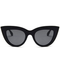 Cat Eye New Retro Fashion Sunglasses Women Brand Designer Vintage Cat Eye Black Sun Glasses Female Lady UV400 Oculos - CD1985...
