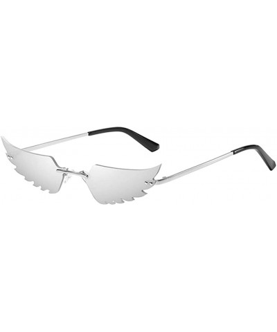 Oversized Outdoor Glasses Classic Polarized Sunglasses for Men UV400 - Silver - CO1902544AS $18.72