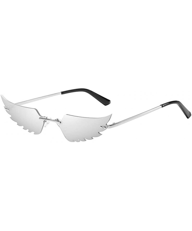 Oversized Outdoor Glasses Classic Polarized Sunglasses for Men UV400 - Silver - CO1902544AS $9.23