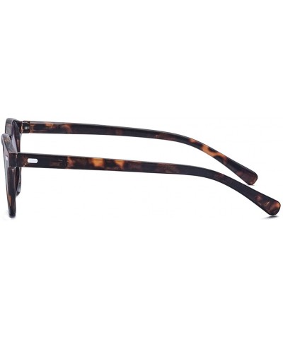 Wayfarer Vintage Keyhole Round Plastic Sunglasses With Rivets - S Blue - CX18E23UCNG $19.61