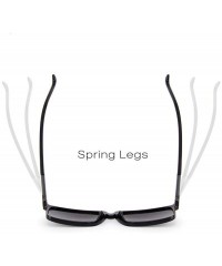 Aviator DESIGN Men Polarized Rectangle Sunglasses 100% UV Protection S8296 C01 Black - C03 Matte Black - CV18XDWX64R $18.35