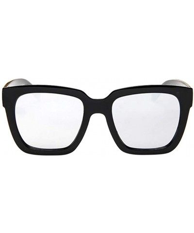 Square Polarized Sunglasses Mirrored Men - White - C818R5X4TSQ $19.64