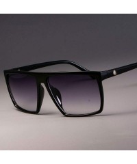 Oval Retro Square Sunglasses Steampunk Men Women Er Glasses Logo Shades UV Protection Gafas - Leopard Tea - CP199CKCU4G $23.32