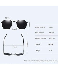 Aviator Polarizing sunglasses for men and women - F - CQ18Q7XWU7R $24.84