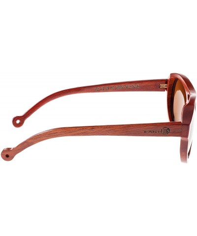 Aviator Coronado Aviator 53mm Polarized Sunglasses - Red Rosewood/Brown - CV11M5J4U6V $26.42