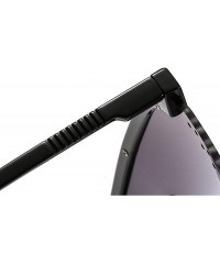 Oversized Designer Oversized Visor Shield Sunglasses unisex Brand Hood Goggles Big Flat Top Mask Sun Glasses - Black - CM18SS...