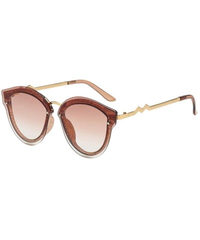 Cat Eye Fashion Irregular Oversized Sunglasses - C - CC18Q6NNY05 $11.40