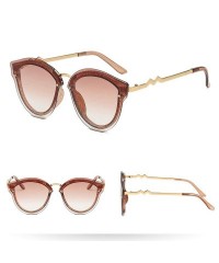 Cat Eye Fashion Irregular Oversized Sunglasses - C - CC18Q6NNY05 $11.40