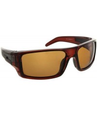 Sport Limited Edition Polarized Shades Motorcycle Sunglasses - Brown - CJ18I2NKLL6 $12.67