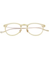 Cat Eye Women Retro Cat Eye Eyeglasses Radiation-resistant Computer Optical Glasses S2073 - Yellow - CE1886Z0ACQ $13.20