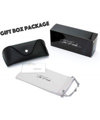 Sport High Definition Polarized Wrap Around Shield Sunglasses for Glasses - Leather Eyeglasses Case - CH18HQE3IEQ $19.39