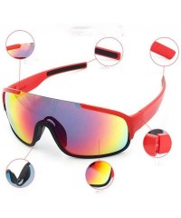 Goggle Mountain bike riding glasses - men and women outdoor polarized riding mirror 3 lenses - D - CK18RAZON76 $54.94