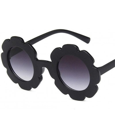 Round Sun Flower Round Cute Kids Sunglasses for Boy Girl Lovely Baby Glasses Children UV400 - C3 - CT198U6HWRU $10.29