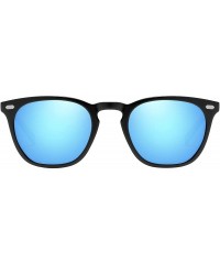 Oversized Men's Driving Polarized Sunglasses Metal Frame Ultra Light - Blue - CF1938LZWQ6 $13.90