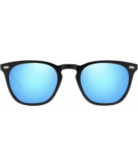 Oversized Men's Driving Polarized Sunglasses Metal Frame Ultra Light - Blue - CF1938LZWQ6 $13.90