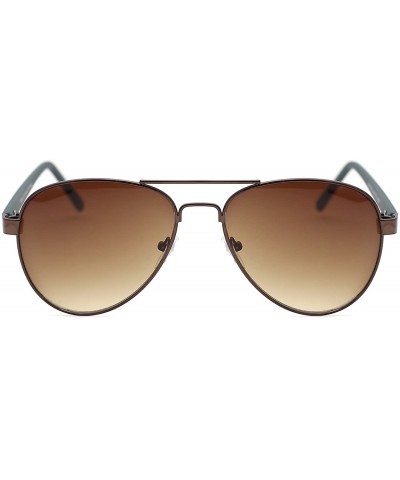 Aviator Mens Pilot Sunglasses Sleek Camouflage Arms Metal Flat Frame - Camouflage - CC1827YX3WG $10.36