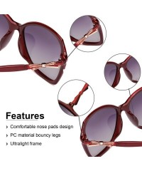 Goggle Oversized Polarized Sunglasses for Women Fashion Designer Sunglasses Eyewear for Outdoor-100% UV Protection - CN18TZOT...