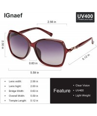 Goggle Oversized Polarized Sunglasses for Women Fashion Designer Sunglasses Eyewear for Outdoor-100% UV Protection - CN18TZOT...