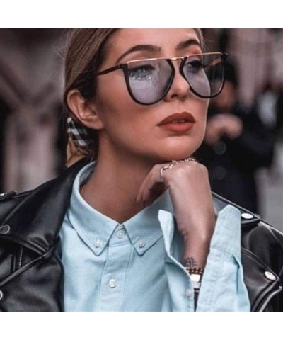 Cat Eye Women Trendy Half Frame Sunglasses Leopard Sexy Shades Cat Eye Sun Glasses Vintage Eyewear UV400 - CB19033WLAO $11.82