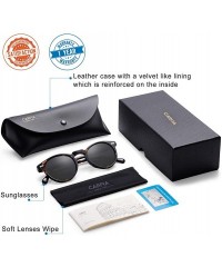Rectangular Classic Polarized Sunglasses for Men UV400 Protection Outdoor Glasses CA5288L - Grey Lens Tortoise Frame - CS187H...