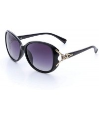 Square Fashion Square Sunglasses for Women Men Oversized Vintage Shades MN8842 - Black - CR1996TUXCT $19.57