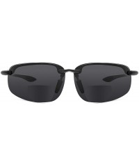 Aviator Sports Sunglasses for Men Women Tr90 Rimless Frame for Running Fishing Baseball Driving MJ8001 - C6-black - CV19D6CY7...