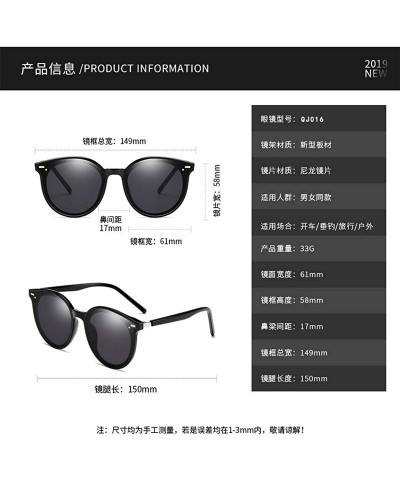 Square Fashion Trendy Polarized Lens Vintage Nylon Frame Drving Hiking Sunglasses For Men Women CHQJ017 Black - CZ18YEW4MM9 $...