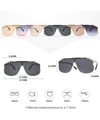 Goggle Oversized One Piece Sunglasses for Women Big Frame UV400 Goggles - C2 - CU198G6883U $10.96