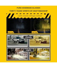 Rectangular Night Driving Glasses Glare Polarized - CR18A6RXN5L $24.96
