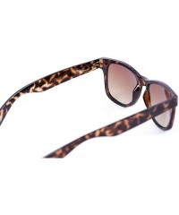 Wayfarer Classic Style Full Lens (No Bifocal) Reading Sunglasses for Men and Women - Brown/Tortoise - C518QGRXIZZ $18.19