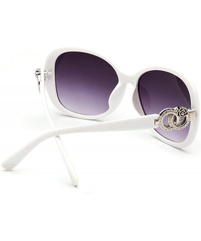 Goggle Fashion UV Protection Glasses Travel Goggles Outdoor Sunglasses Sunglasses - White - CN199GNKMOU $20.45