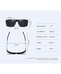 Aviator Polarized Sunglasses classic retro polarized driving - B - CV18QTH02UW $28.06