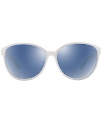 Wayfarer polarized sunglasses fashion driving sunglasses anti-polarization - White Frame Gray Blue Lens - CR182HIZ723 $81.76