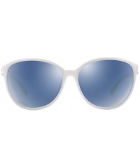 Wayfarer polarized sunglasses fashion driving sunglasses anti-polarization - White Frame Gray Blue Lens - CR182HIZ723 $37.57