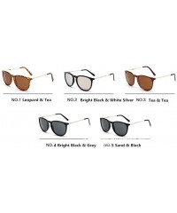 Round Round Sunglasses Women Men Sun Glasses for Women Mirror Sunglasses - N0-1 - CI18WWMHKE2 $29.72