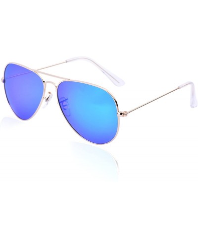 Aviator Aviator Polarized Sunglasses for Women Sun 3025 Shades Men with Case UV400 Protection - Green - CU189SLCRLX $18.17