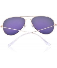 Aviator Aviator Polarized Sunglasses for Women Sun 3025 Shades Men with Case UV400 Protection - Green - CU189SLCRLX $18.17