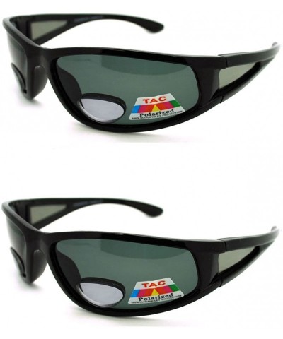 Sport 2 Pair of Polarized Bifocal Sunglasses - Outdoor Reading Sunglasses - Black/Black - CC12BWR8S69 $41.96