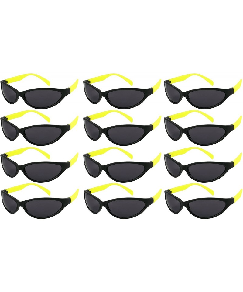 Wrap Sunglasses Favors certified Lead Content - Adult Yellow - C112EVAXGER $9.16