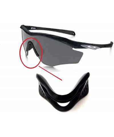 Sport Nose Pads Rubber Kits M2 Frame Sunglasses Black Color - Black - C3180774X9D $11.14