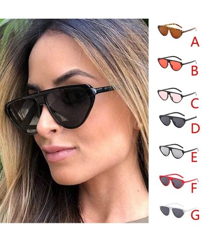 Rectangular Unisex Fashion Sunglasses-Retro Eyewear Vintage Eye Radiation Protection - Silver - CI18OZ7DKKC $11.63