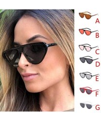 Rectangular Unisex Fashion Sunglasses-Retro Eyewear Vintage Eye Radiation Protection - Silver - CI18OZ7DKKC $11.63
