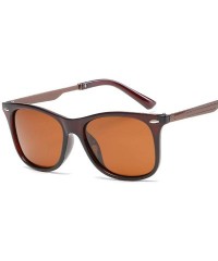 Aviator Retro Polarized Sunglasses Men Women Outdoor Driving Brand Design Women Sun 1 - 6 - CB18XGEZDN6 $8.43